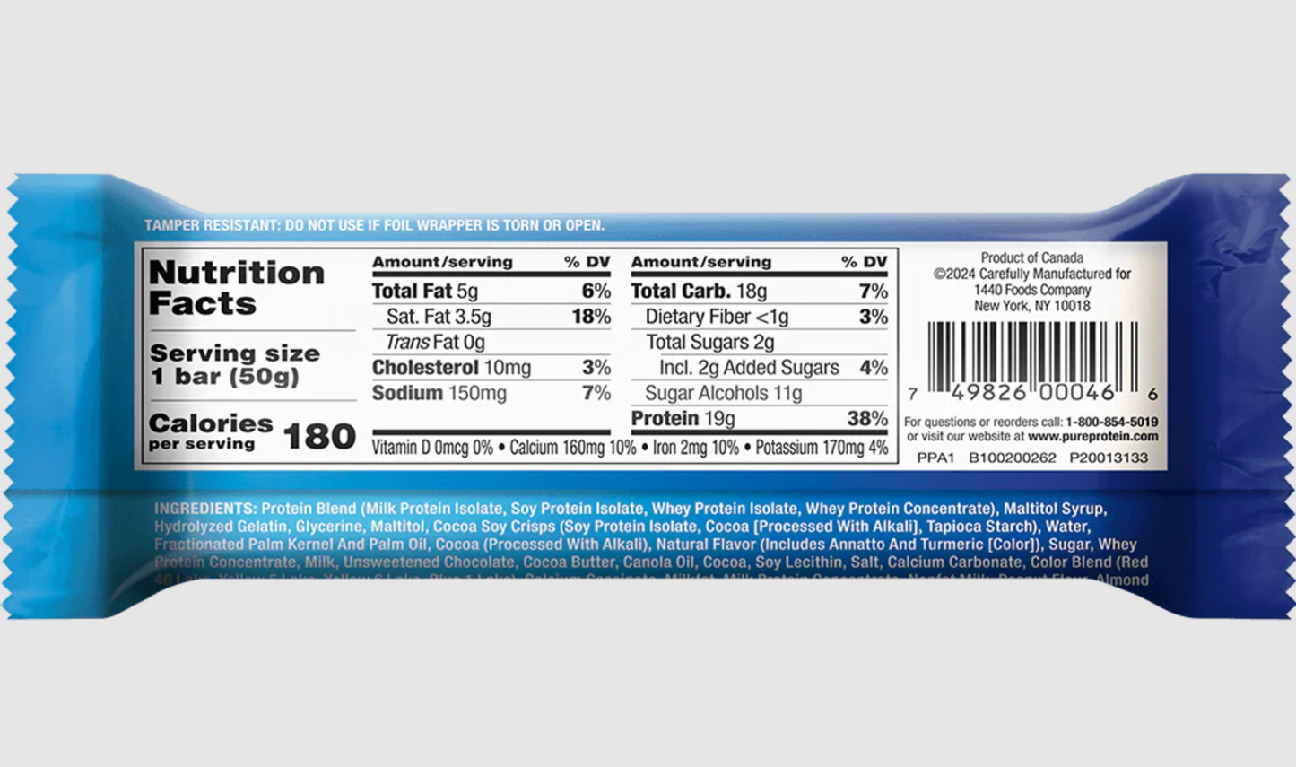 Pure Protein Bar - SuppPrep