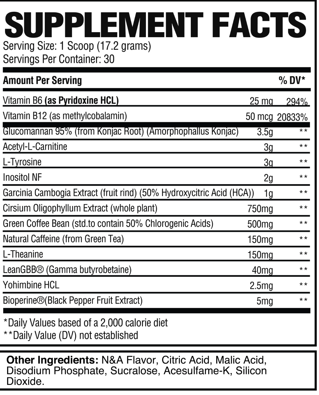 Raw Nutrition Burn - SuppPrep