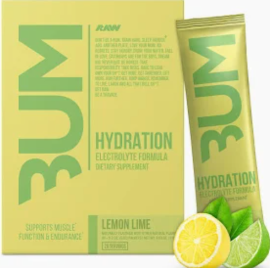 Raw Nutrition BUM Hydration Stick Packs - SuppPrep