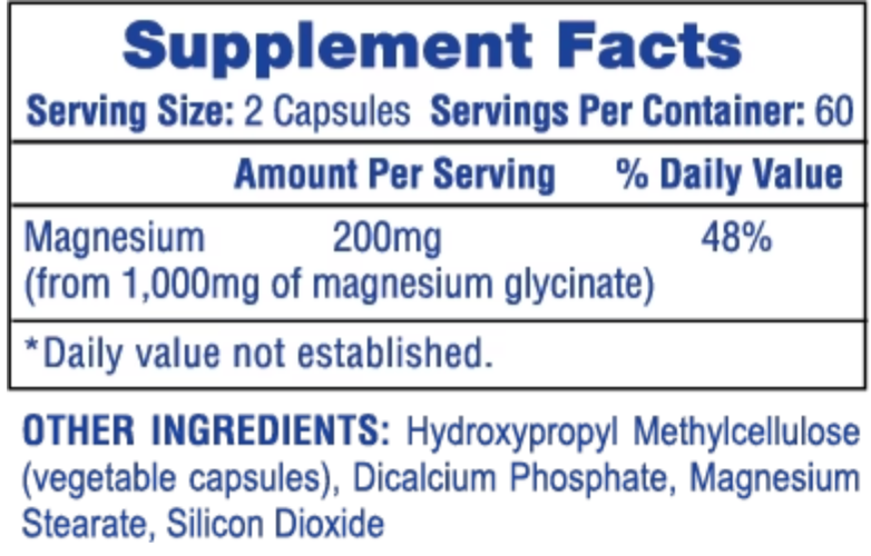 Hi-Tech Pharma Magnesium Glycinate - SuppPrep