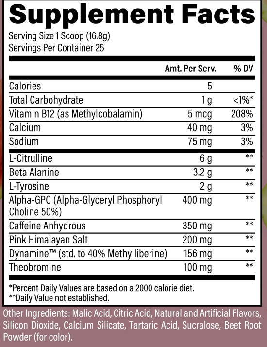 Raw Nutrition Essential Charged Pre - SuppPrep