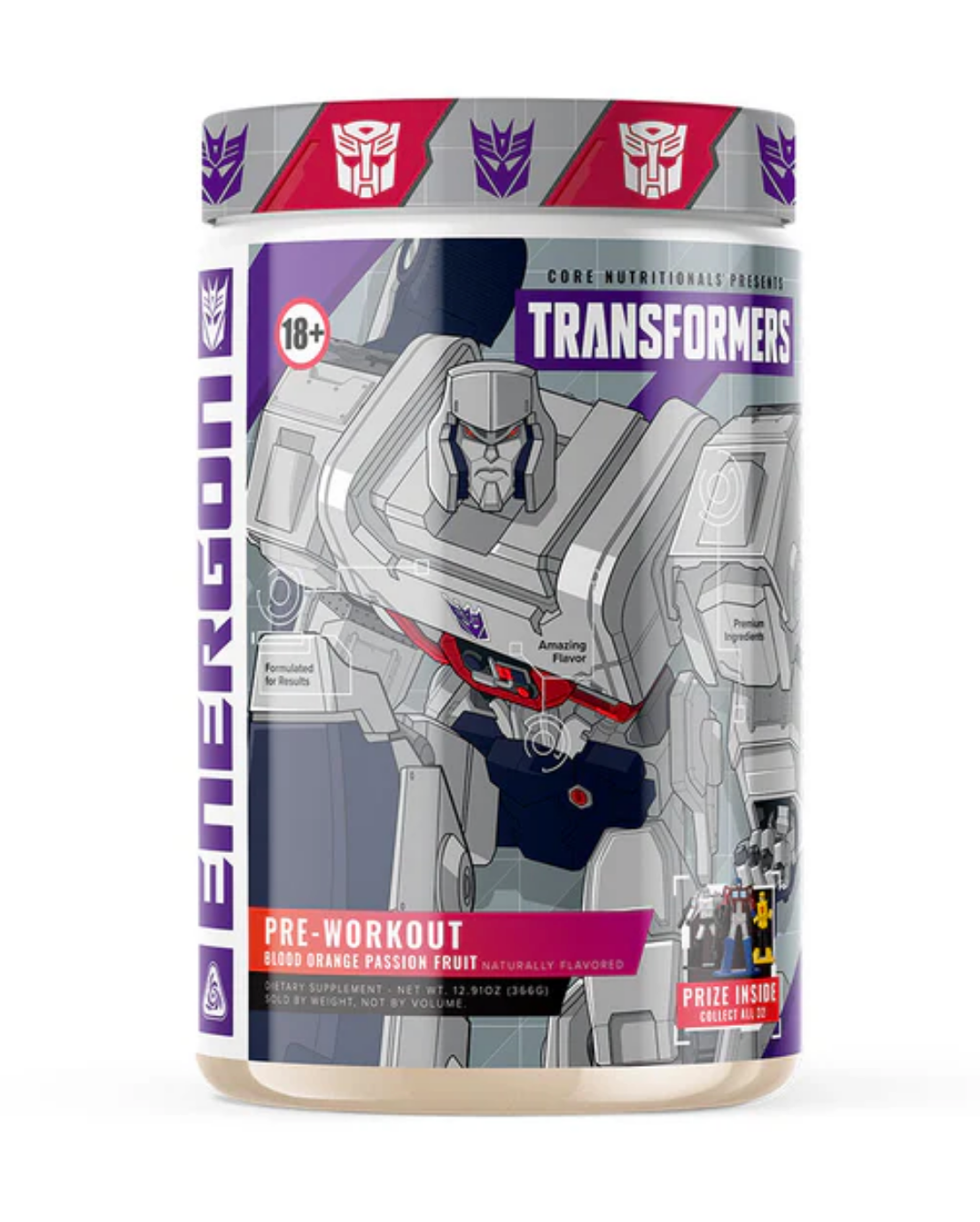 Core Nutritionals x Transformers Energon - SuppPrep