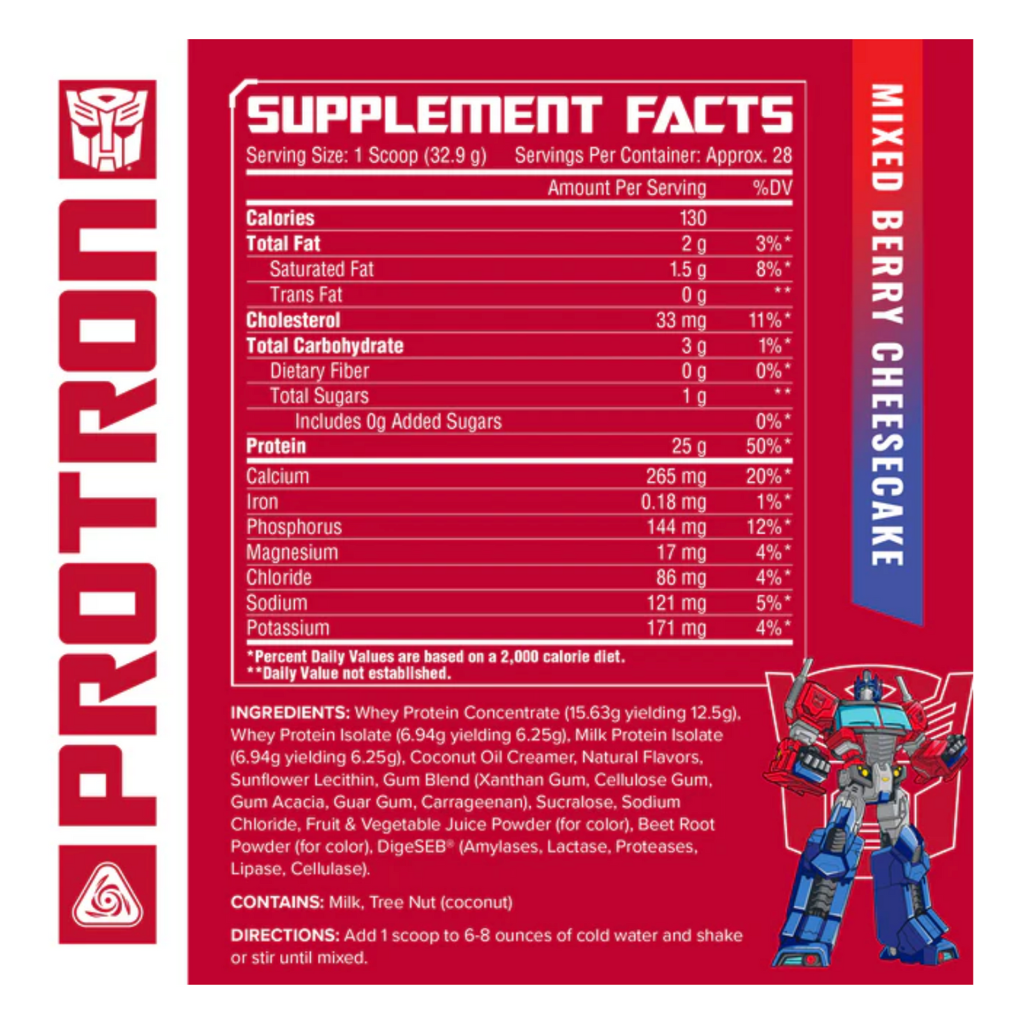 Core Nutritionals x Transformers Protron - SuppPrep