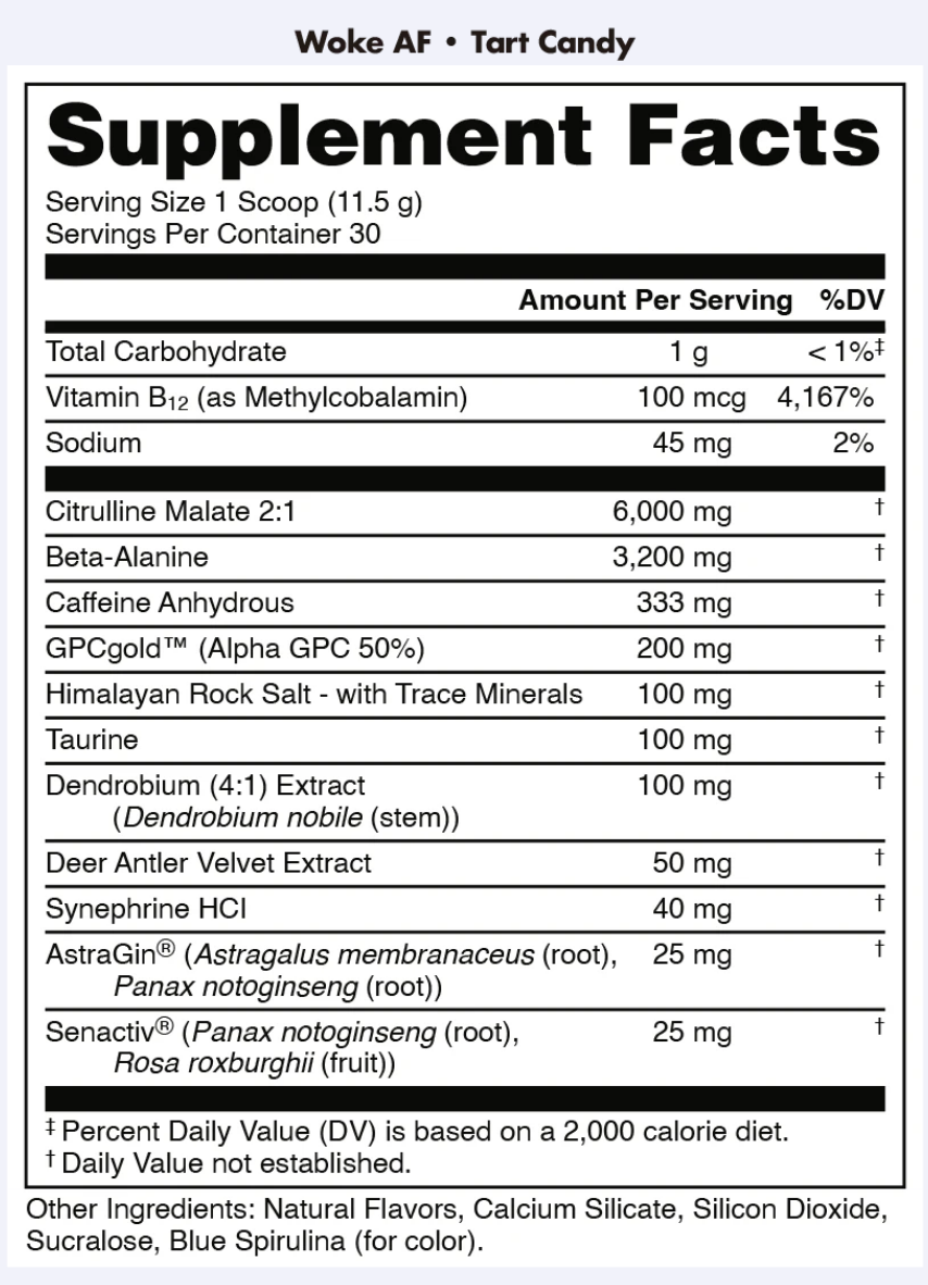 DAS Labs Woke AF Limited Edition New Years - SuppPrep
