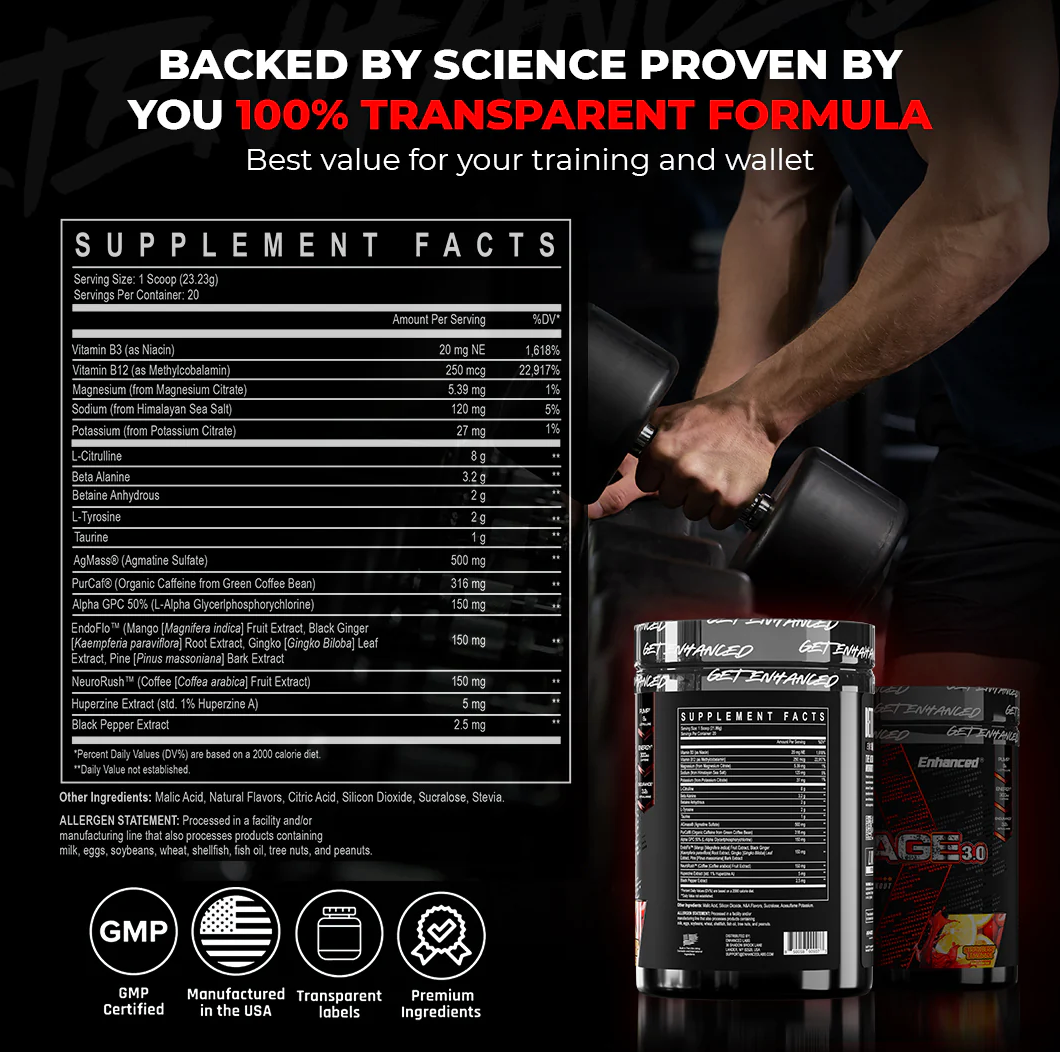 Enhanced Labs Rage 3.0 - SuppPrep