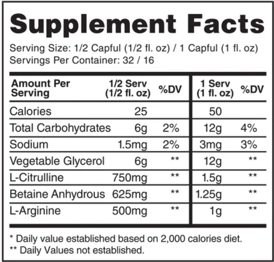 Gaspari Nutrition Advanced Liquid Muscle Volumizer Proven Pump