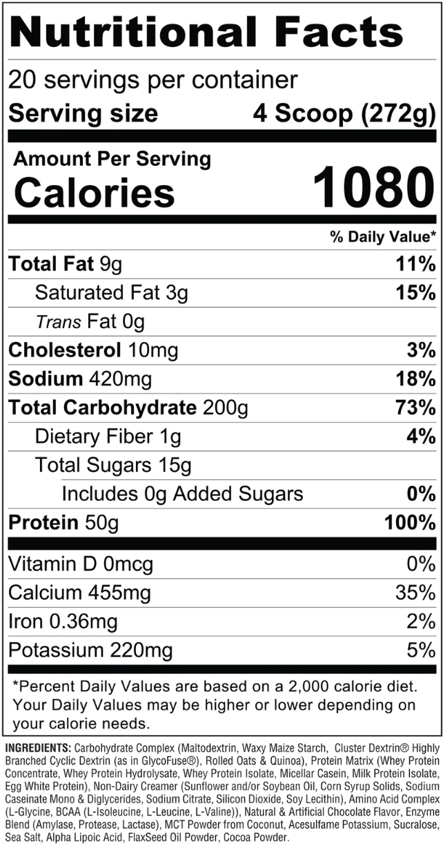 Gaspari Nutrition RealMass Advanced Weight Gainer