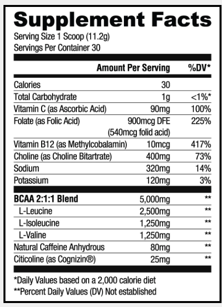 RYSE BCAA Focus - SuppPrep