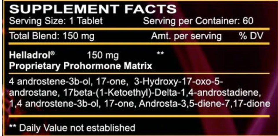 Innovative Labs Helladrol - SuppPrep