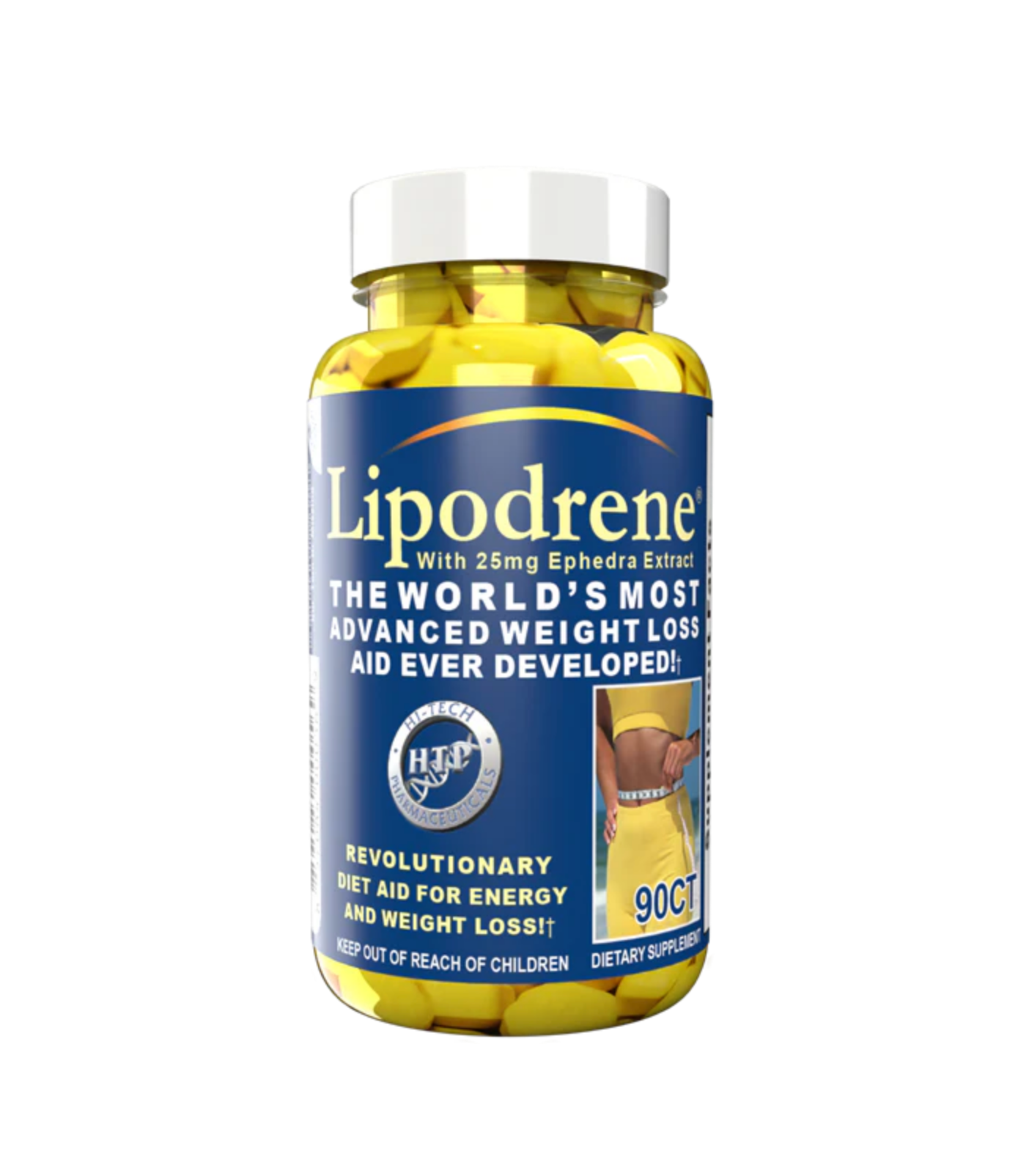 Hi-Tech Pharma Lipodrene w/ Ephedra (yellow) - SuppPrep