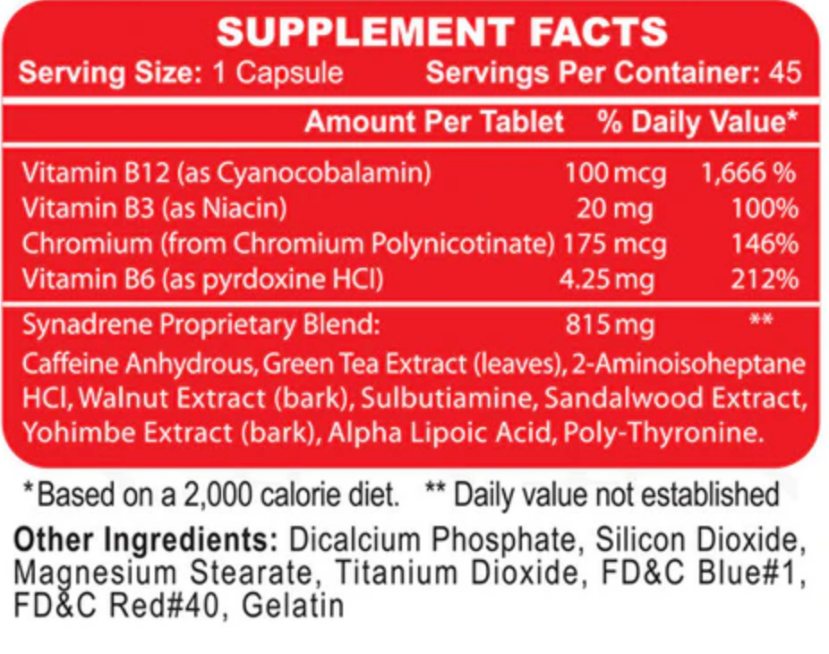 Hi-Tech Pharma Synadrene - SuppPrep
