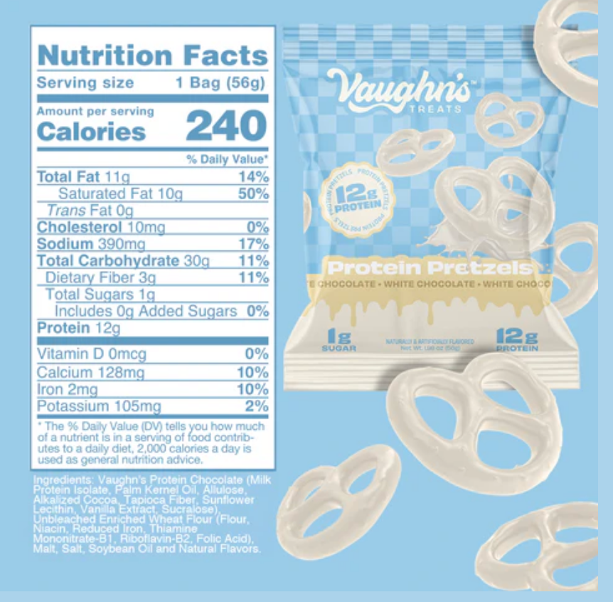 Vaughn's Treats Protein Pretzels - SuppPrep
