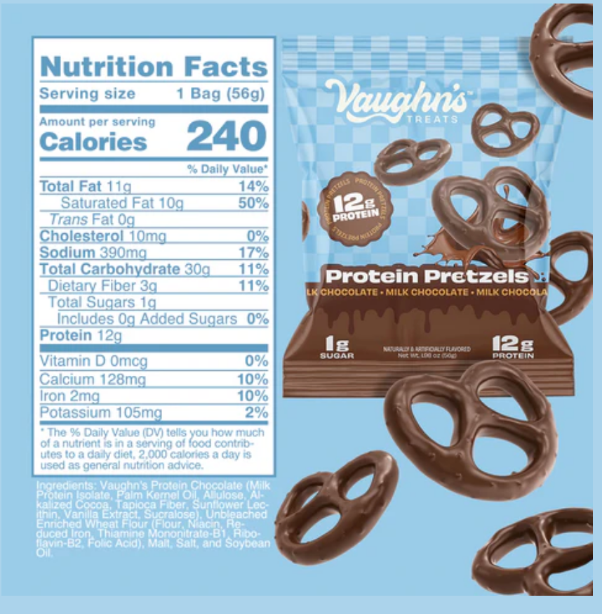 Vaughn's Treats Protein Pretzels - SuppPrep