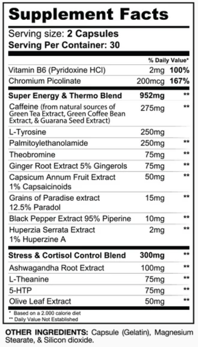 Gaspari Nutrition DTN8 Fat Burner - SuppPrep