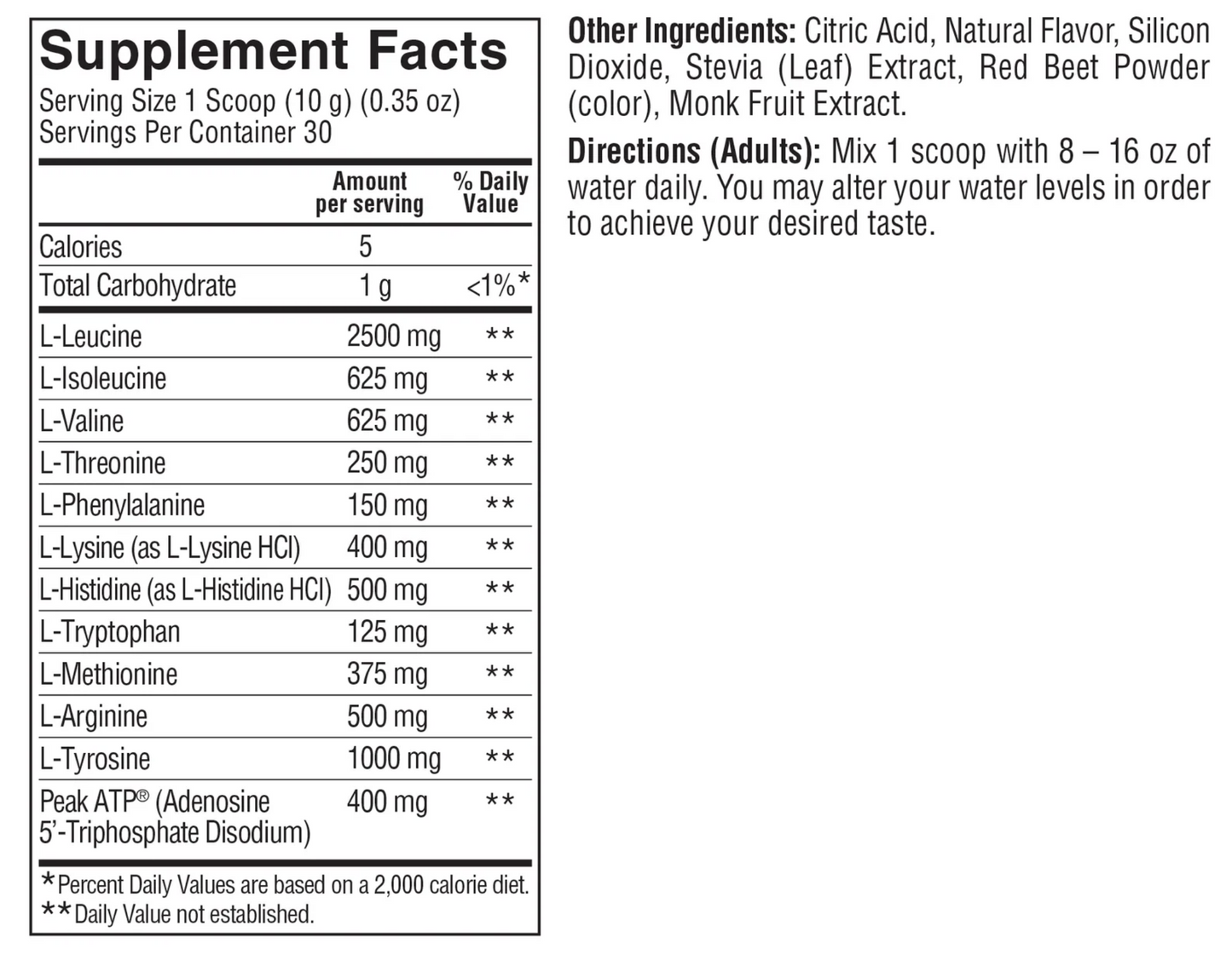 Spoken Nutrition Aminos + ATP