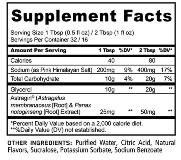 PANDA Pump Juice Liquid Glycerol