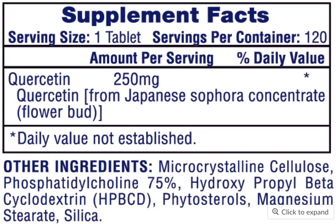 Hi-Tech Pharma Quercetin
