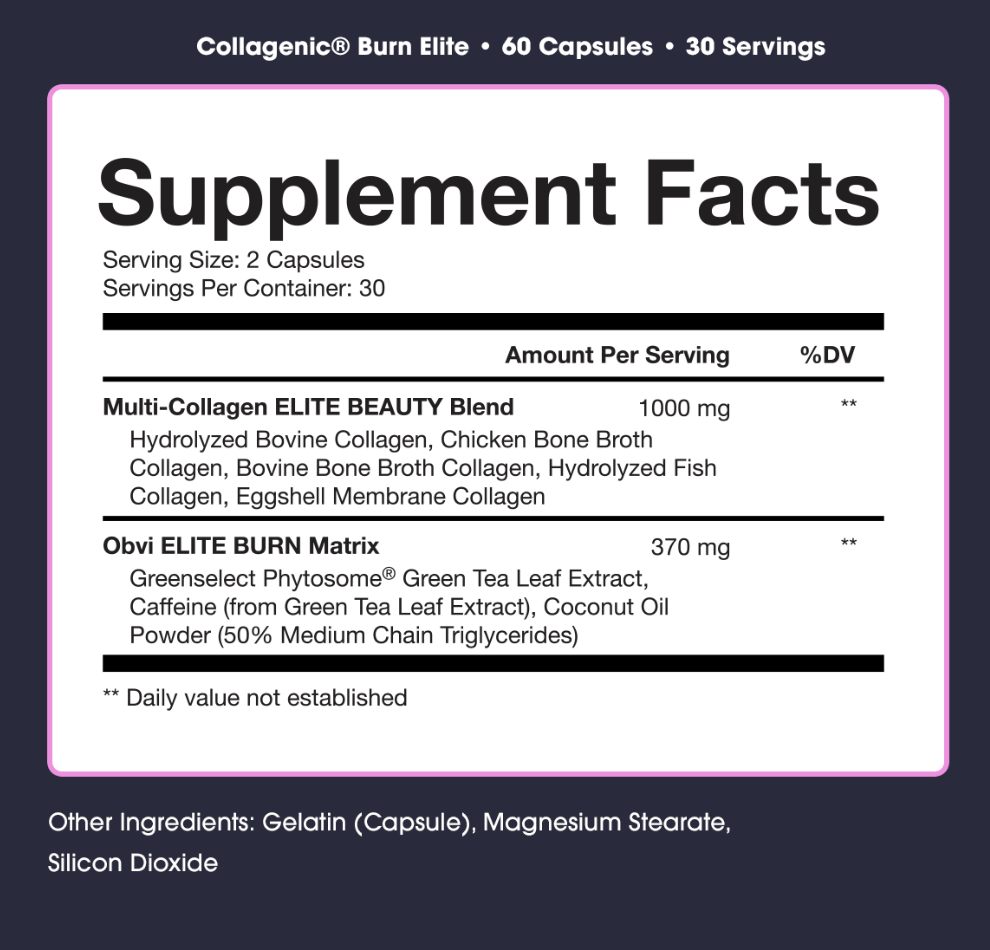 Obvi Collagenic Burn ELITE