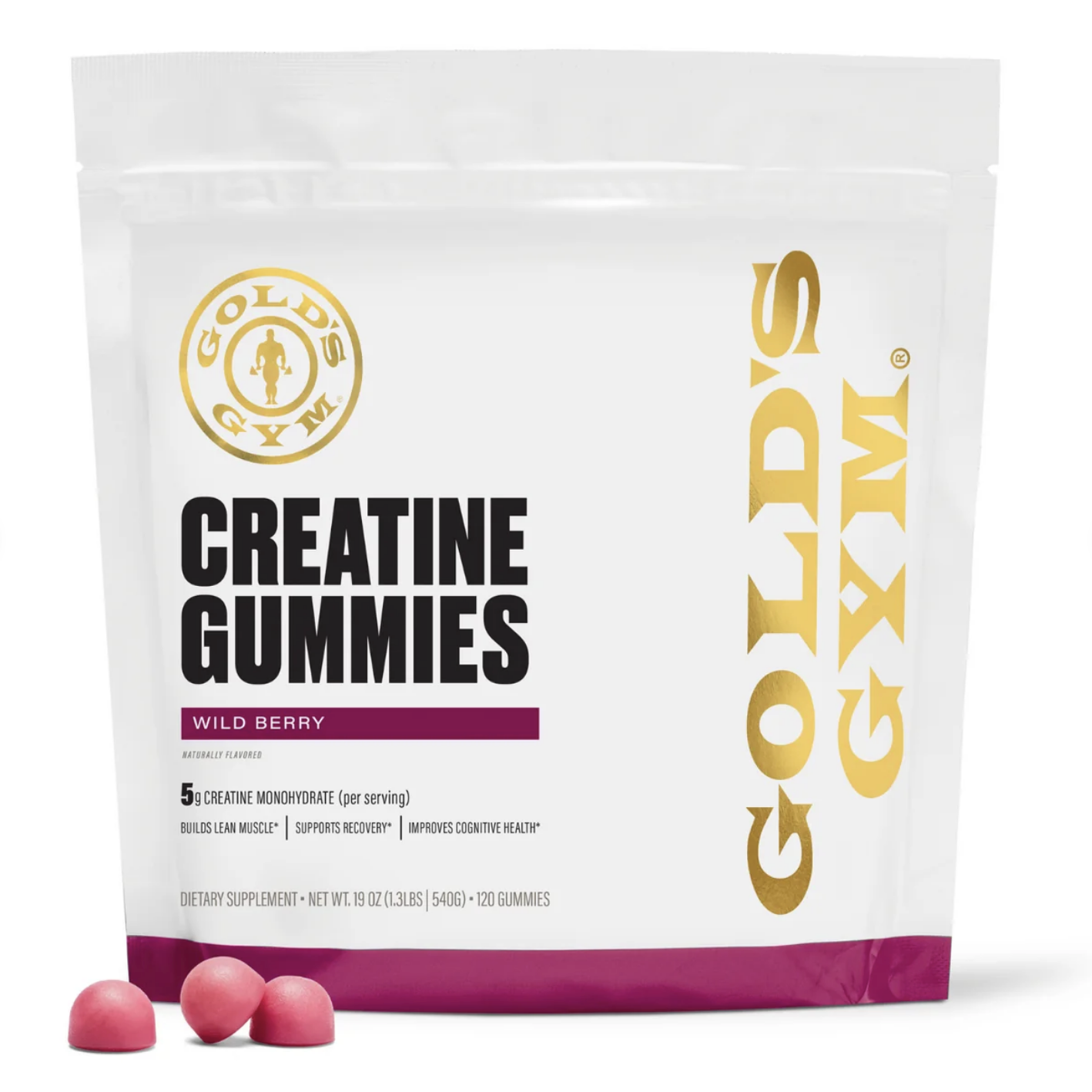 Gold's Gym Nutrition Creatine Gummies