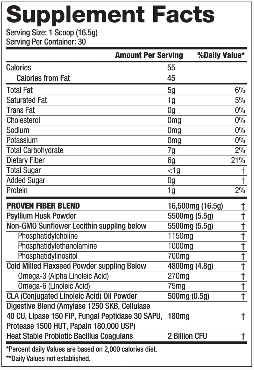 Gaspari Nutrition Proven Fiber