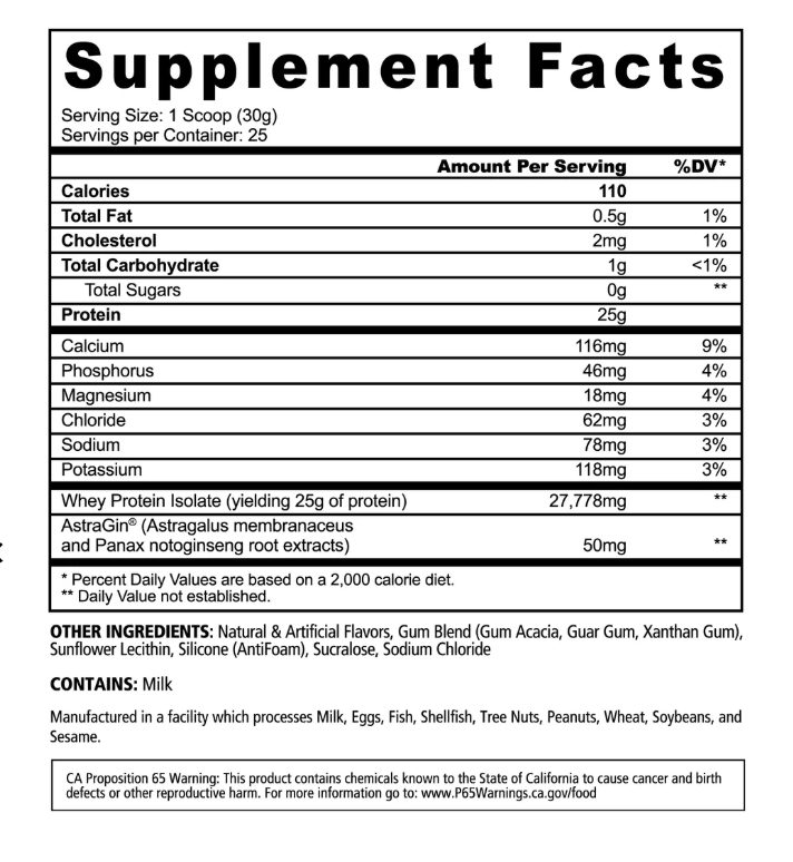 PANDA Fuel Isolate Protein