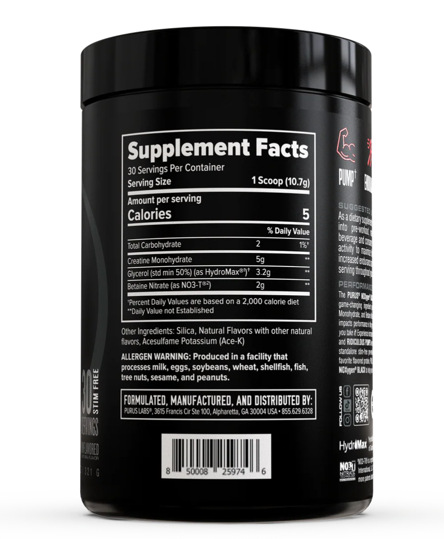 Purus Labs Noxygen Black