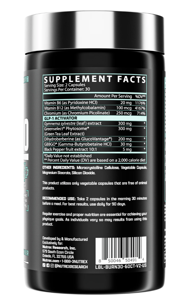 Nutrex Burn30 GLP1+