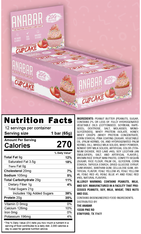 Anabar Whole Food Performance Bar - SuppPrep