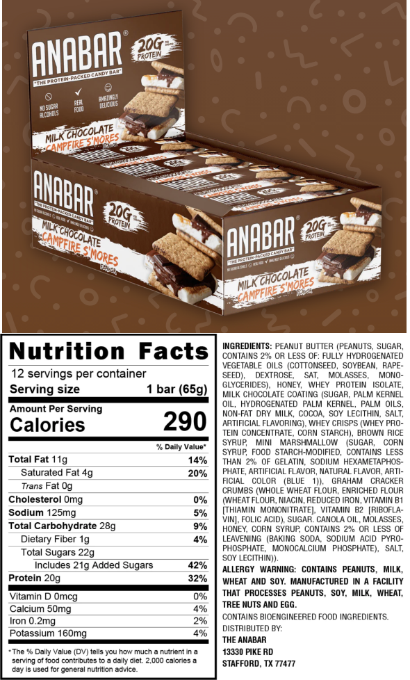 Anabar Whole Food Performance Bar - SuppPrep