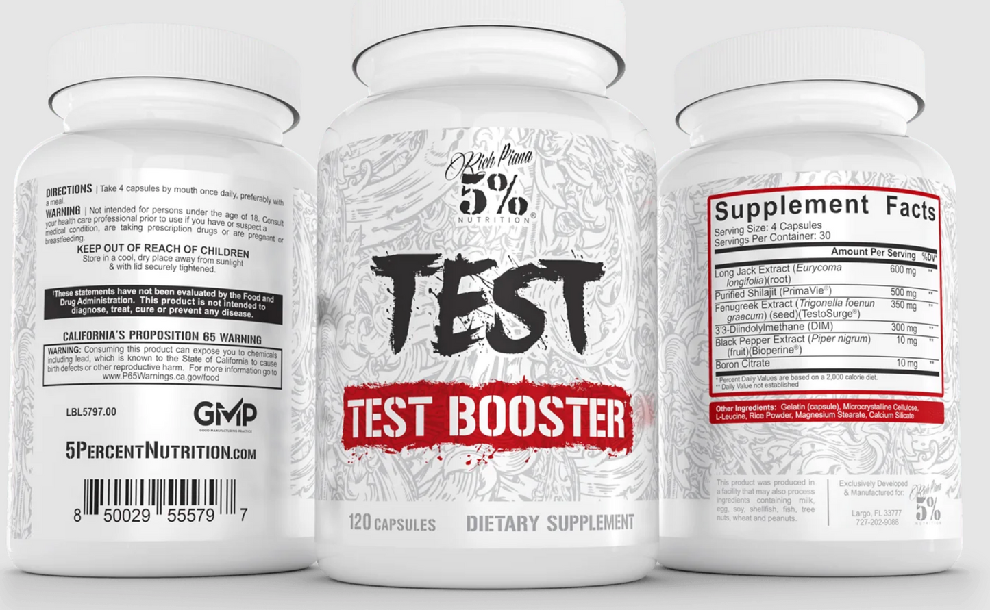 5% Nutrition Test Booster - SuppPrep