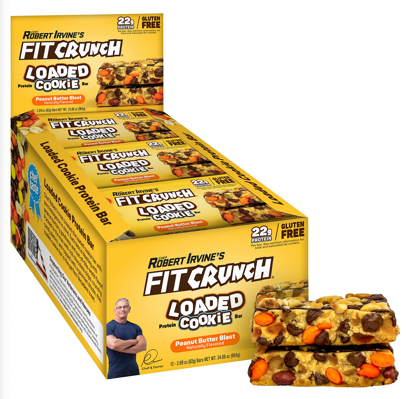 FitCrunch Loaded Protein Cookie Bar - SuppPrep