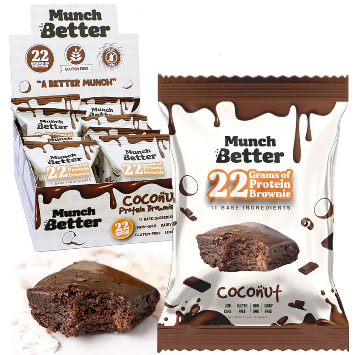 Munch Better Protein Brownie