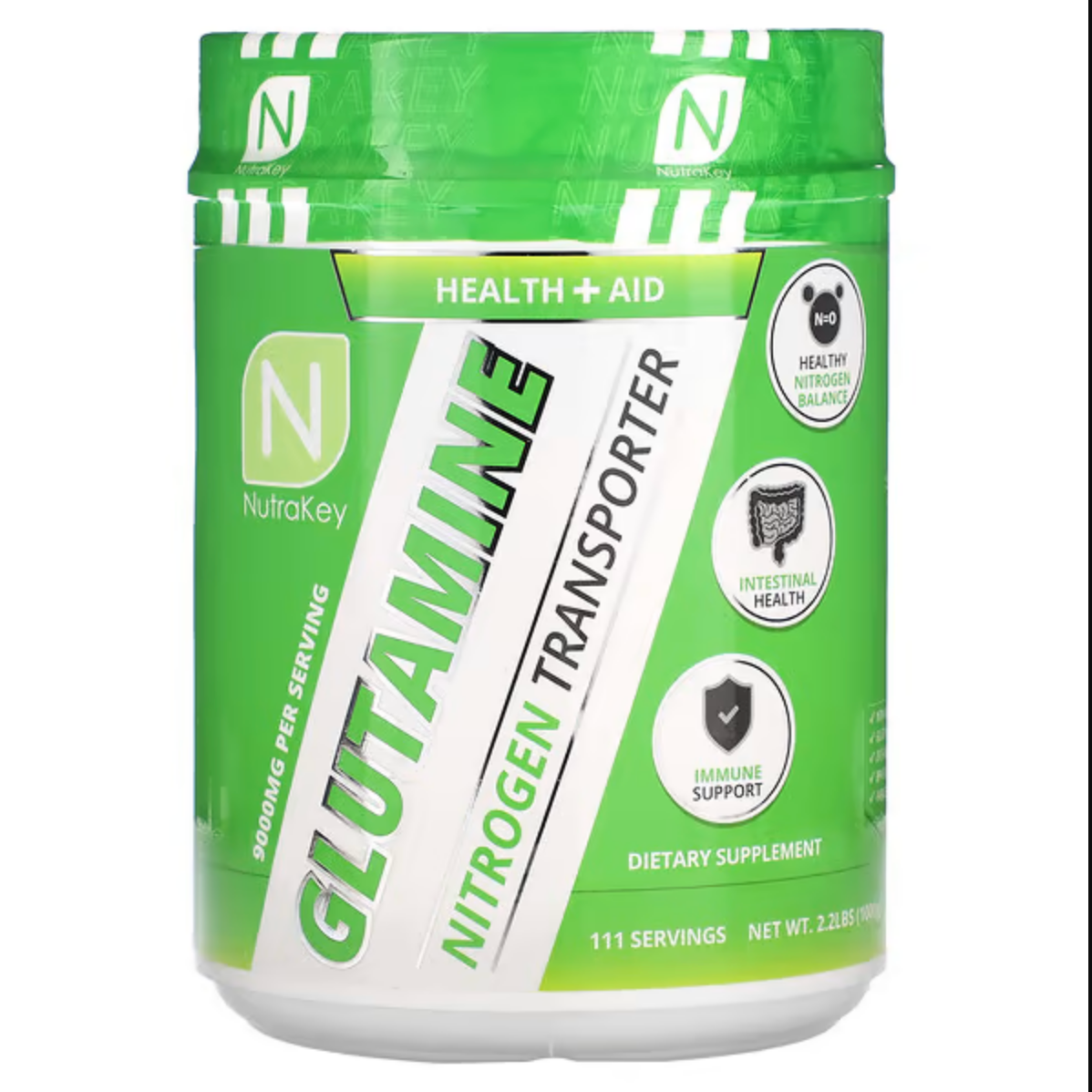 NutraKey Glutamine Powder - SuppPrep