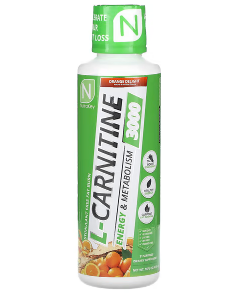 NutraKey Liquid L-Carnitine 3000mg - SuppPrep