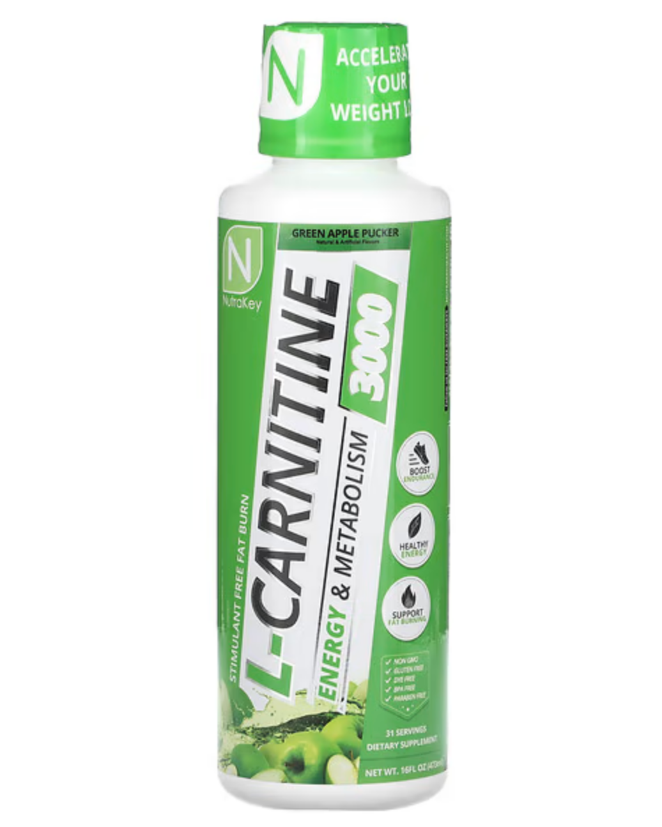 NutraKey Liquid L-Carnitine 3000mg - SuppPrep