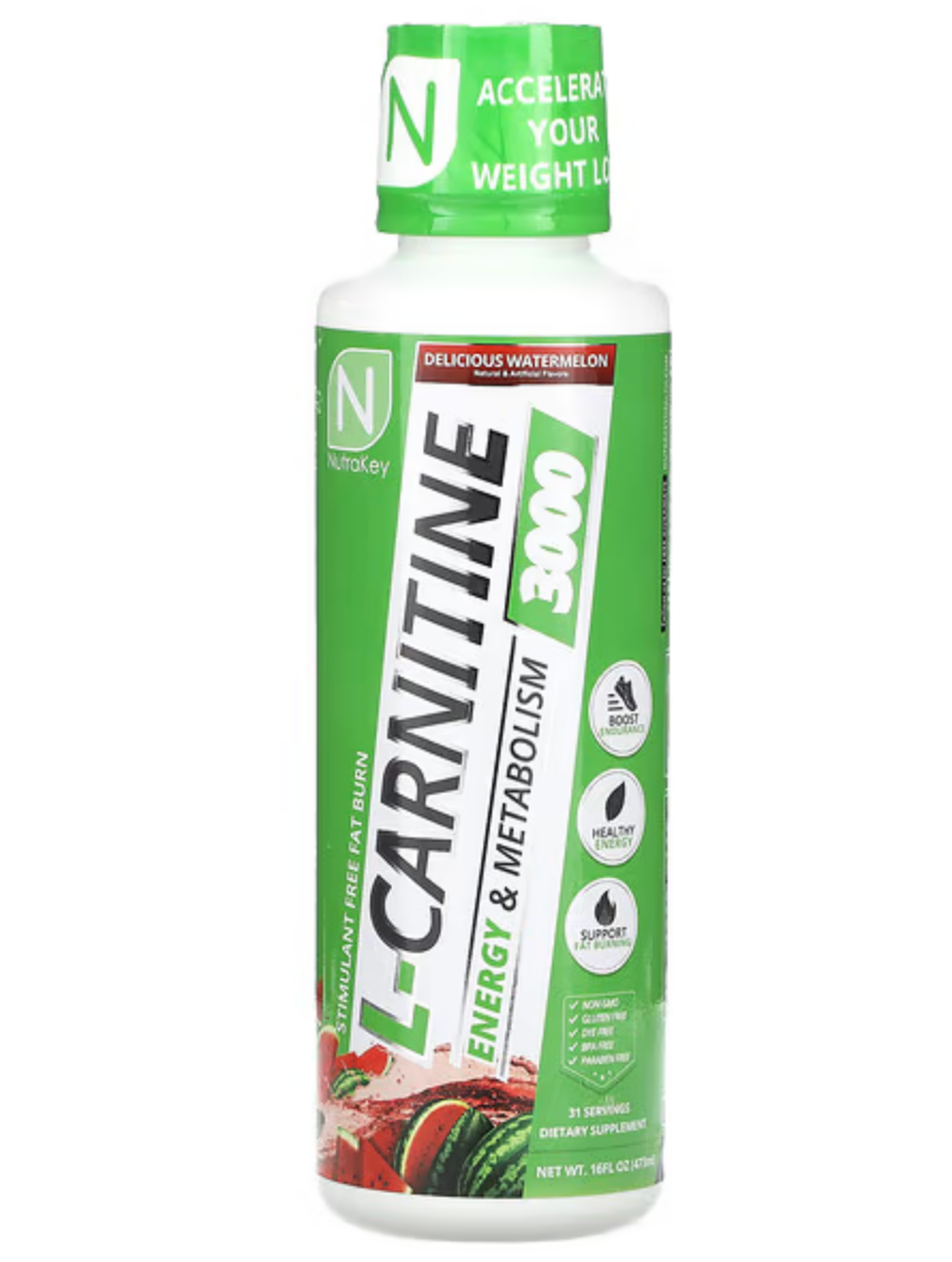 NutraKey Liquid L-Carnitine 3000mg - SuppPrep
