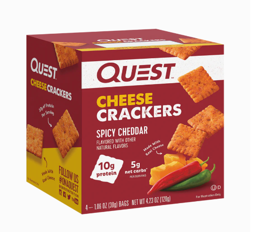 Quest Nutrition Cheese Crackers - SuppPrep