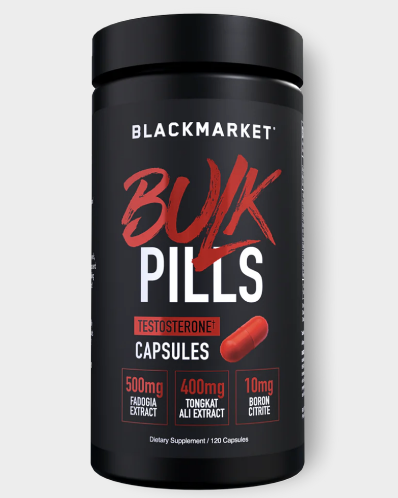 BlackMarket Labs BULK PILLS Testosterone Capsules