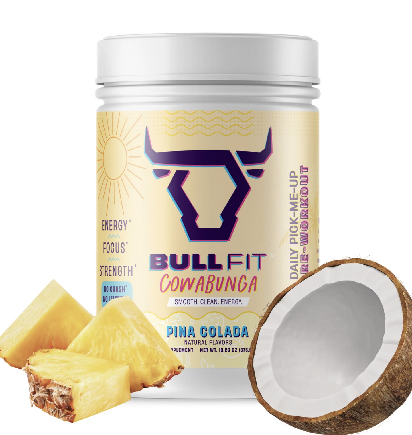 BullFit Cowabunga Daily Pick Me Up Pre-Workout