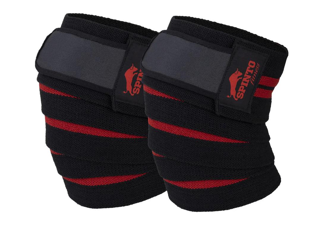 SPINTO FITNESS Knee Wraps 72inch
