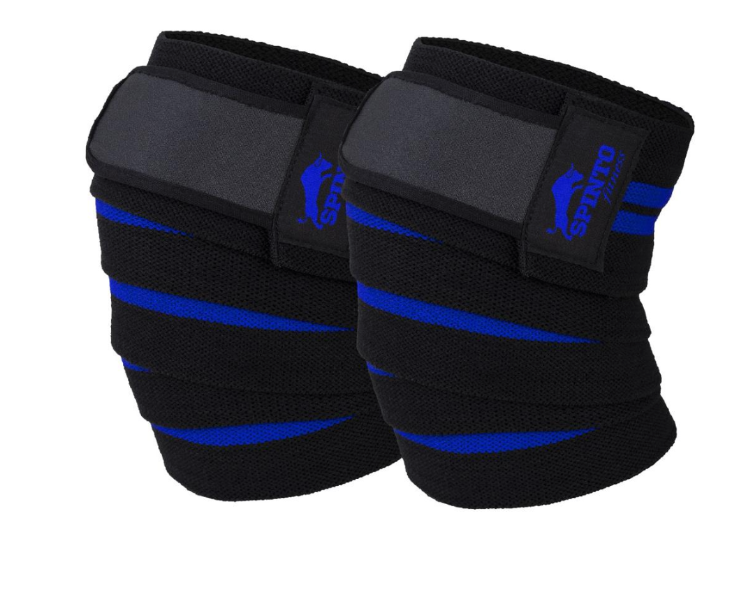 SPINTO FITNESS Knee Wraps 72inch