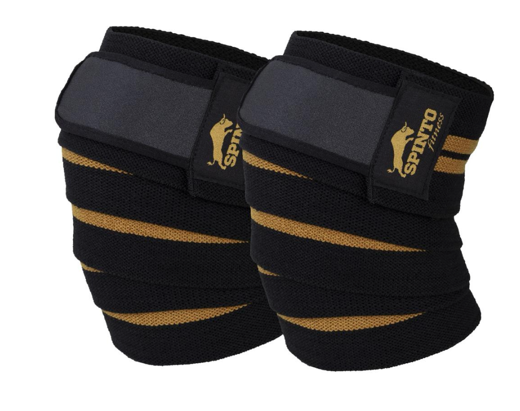 SPINTO FITNESS Knee Wraps 72inch