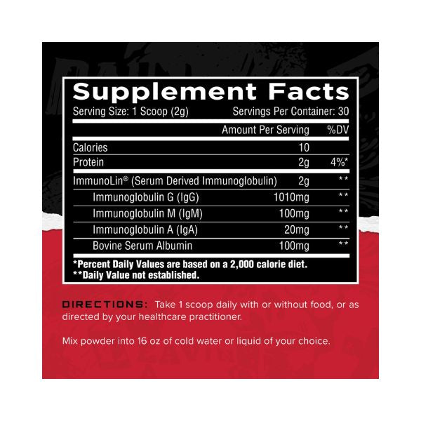 Unmatched Nutrition Immuno-IGG - SuppPrep