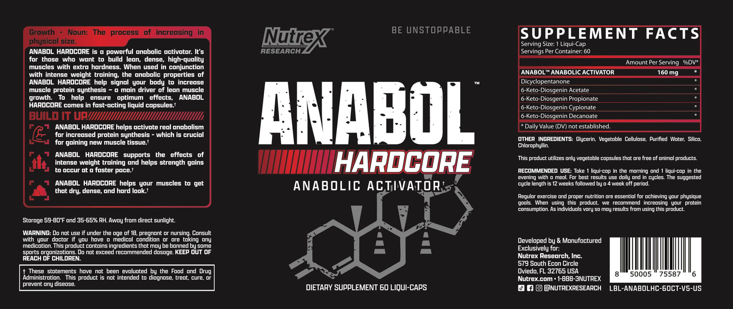 Nutrex Anabol Hardcore - SuppPrep