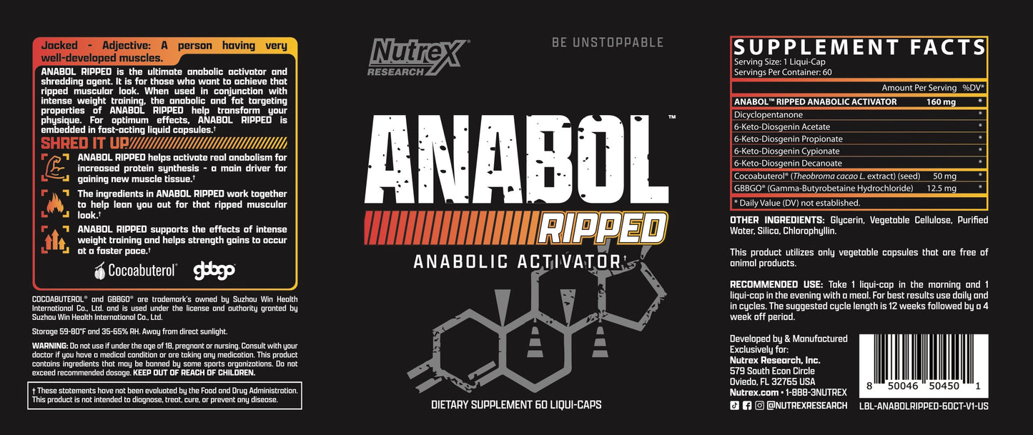 Nutrex Anabol Ripped - SuppPrep