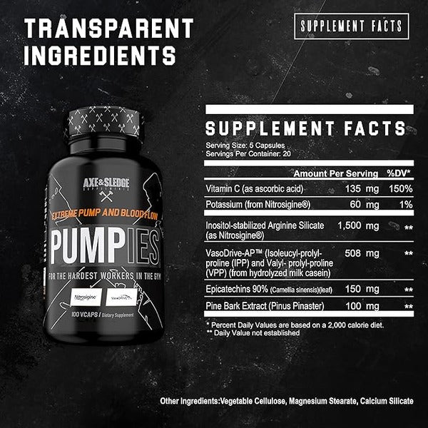 Axe and Sledge Pumpies - SuppPrep