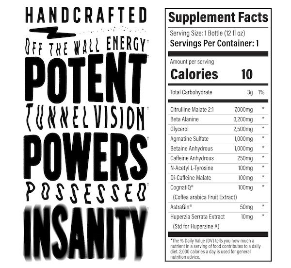 Black Magic Supply BZRK Pre-Workout RTD - SuppPrep