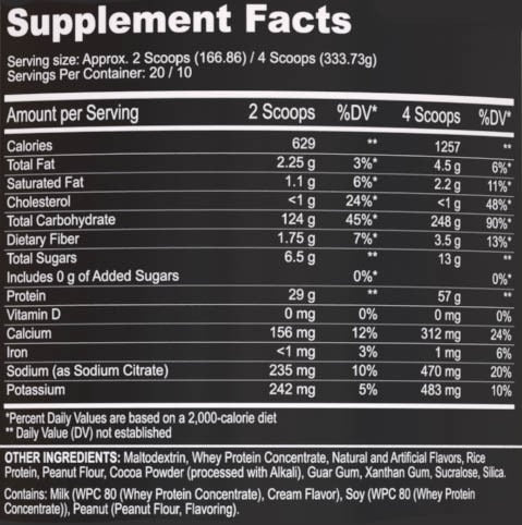 Black Magic Supply Wicked Huge Mass Gainer - SuppPrep