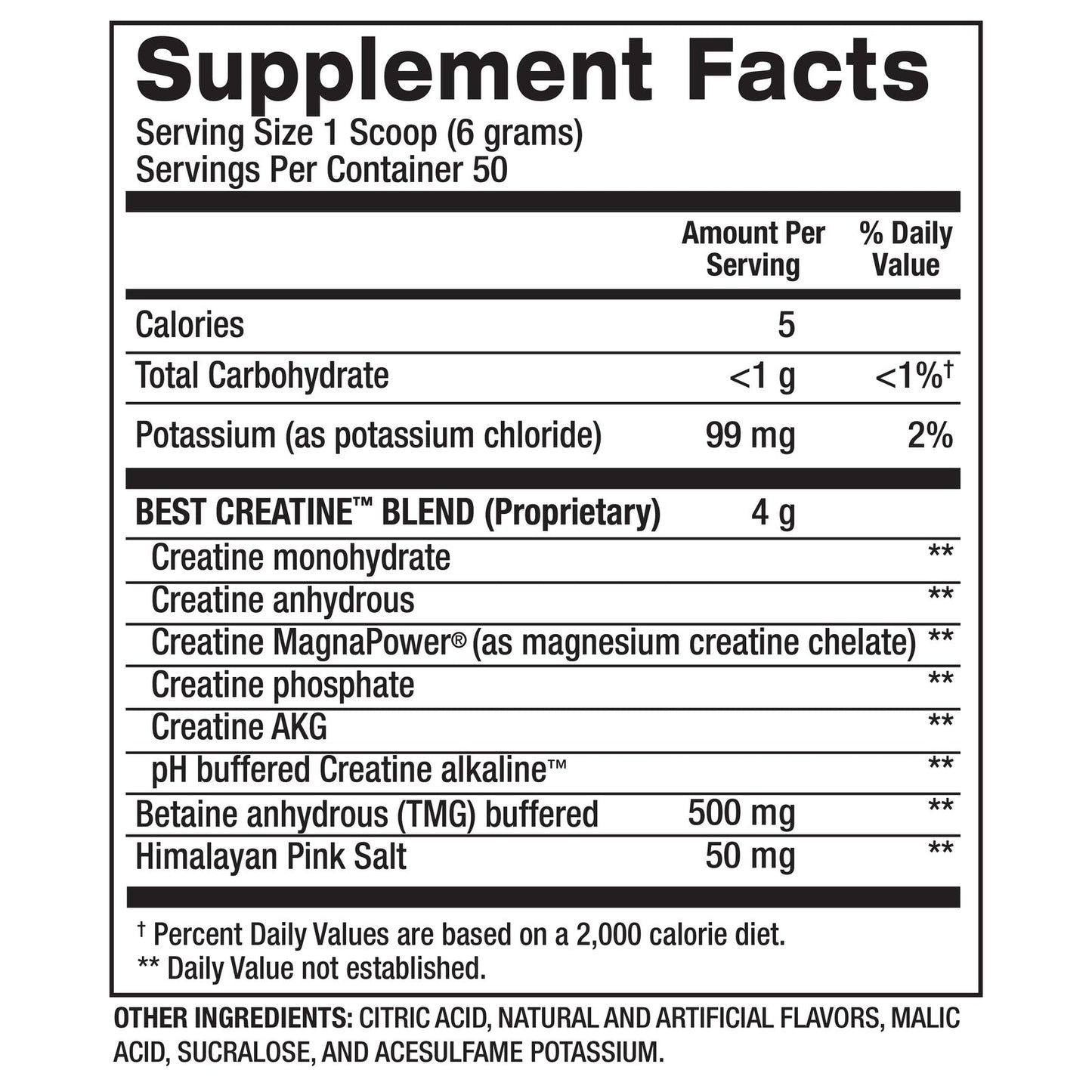 BPI Sports Best Creatine - SuppPrep