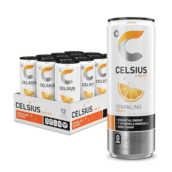 Celsius Sparkling RTD 12oz - 12pk - SuppPrep